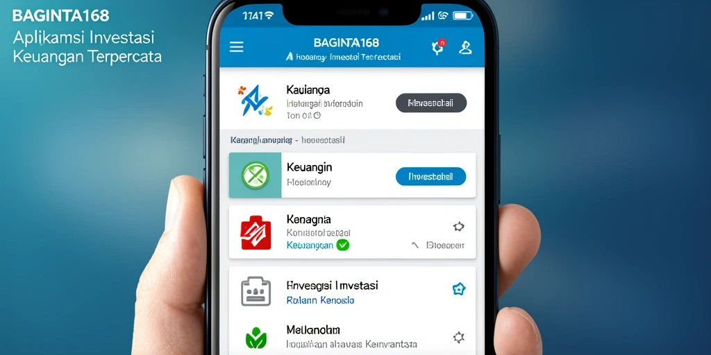 Tampilan antarmuka user-friendly aplikasi BAGINTA168 untuk investasi yang lebih mudah.