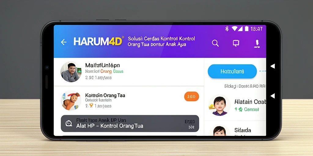 Antarmuka pengguna aplikasi HARUM4D yang intuitif dan mudah dipahami.