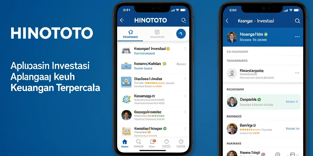 Antarmuka HINOTOTO yang ramah pengguna untuk investasi yang lebih baik.
