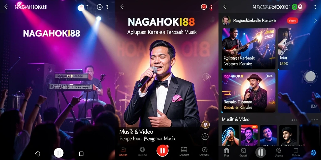 Tampilan antarmuka NAGAHOKI88 untuk pengalaman Karaoke yang seru.