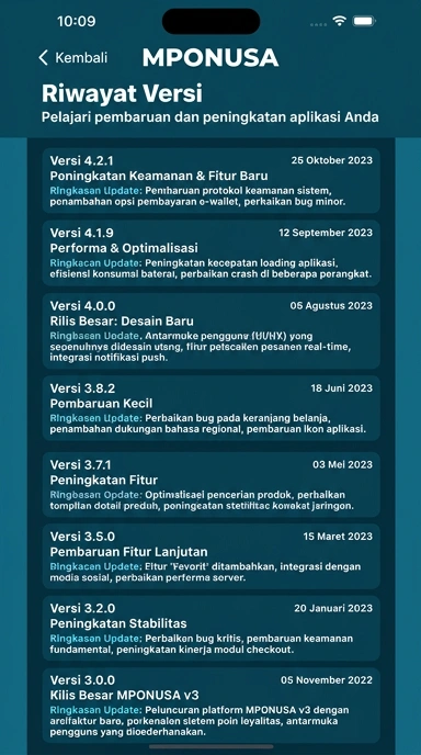 Riwayat Versi Aplikasi mponusa untuk Pengguna Android